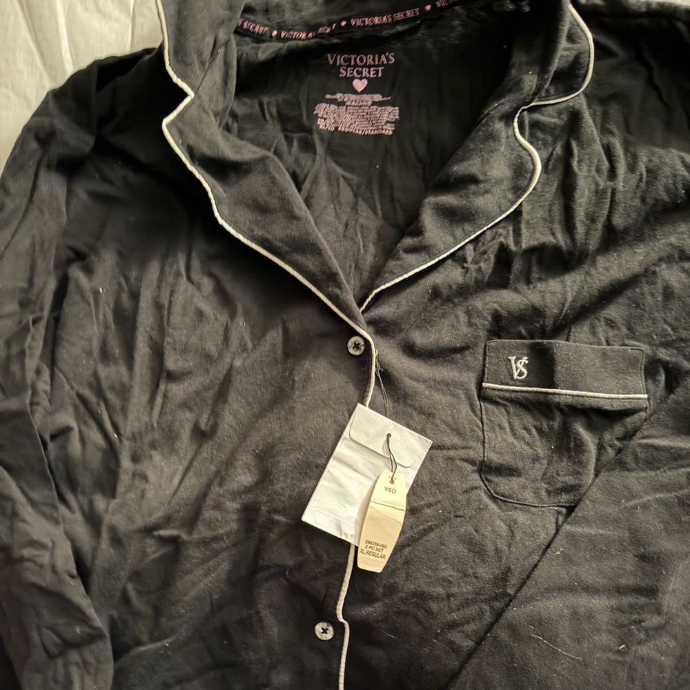 Victoria's Secret Black Womens pj top